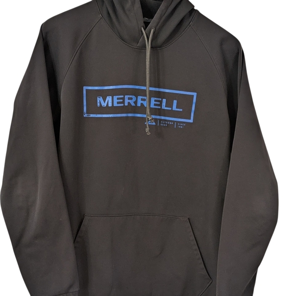Merrell Other - Merrell Mens Logo Hoodie Fieece-lined Wicking Sweatshirt Gorpcore Outdoor Hiking